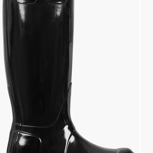 Hunter Glossy Black Boots